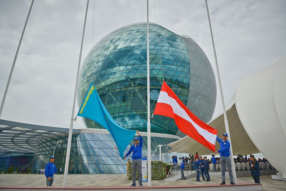 Flaggenzeremonie