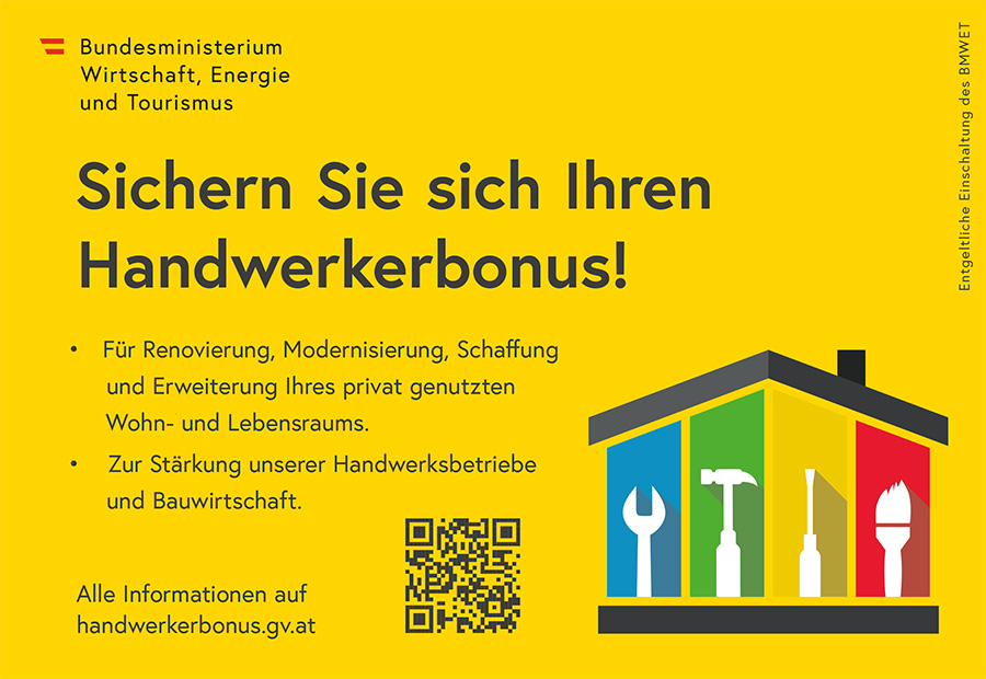 Sujet Handwerkerbonus Juli 2025